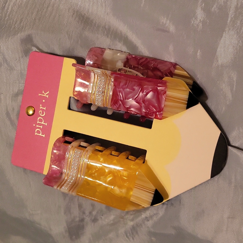 Pencil hairclip BRAND NEW ON CARD